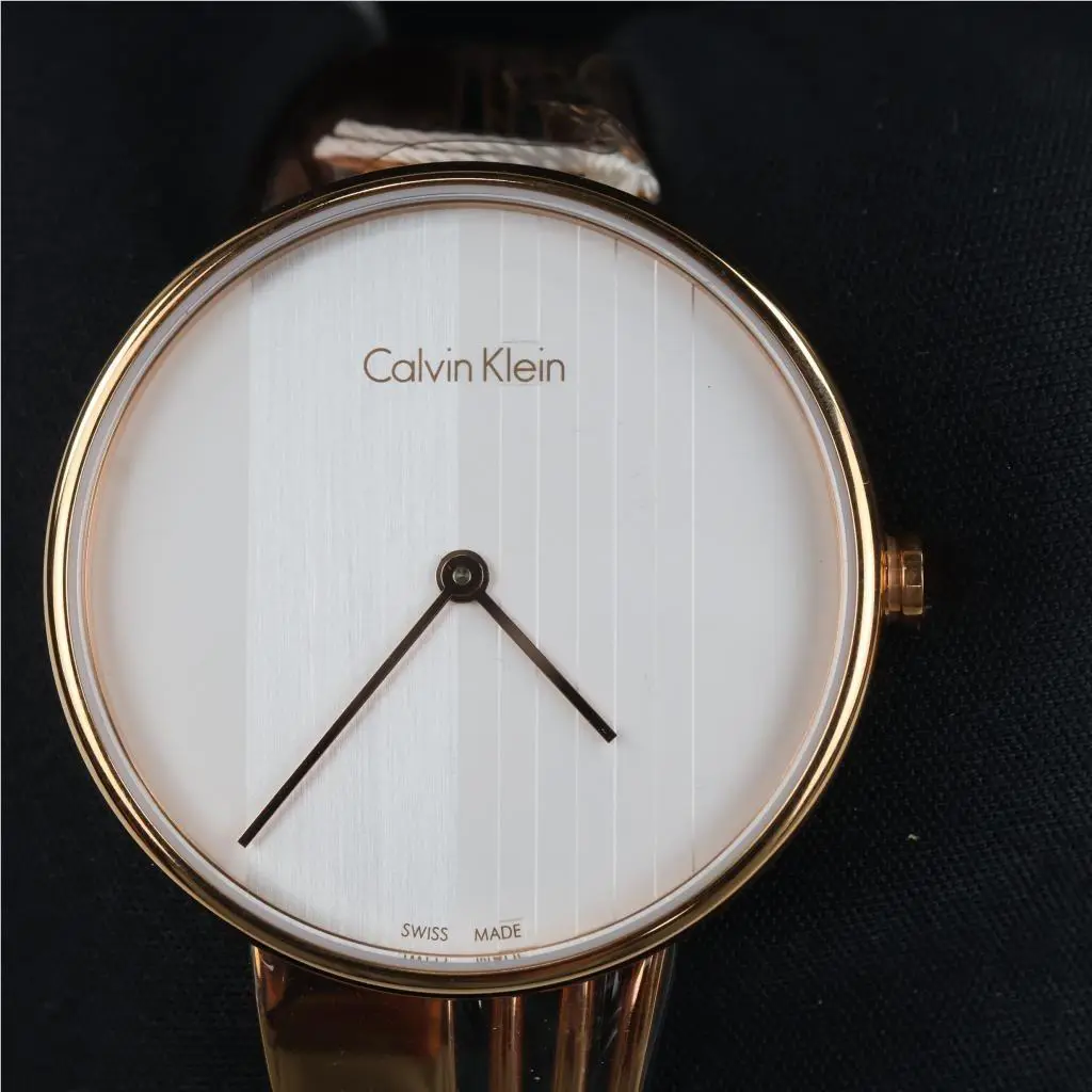 Calvin Klein Women’s Swiss Made K6S2N616 Stainless Steel Rose Gold Color