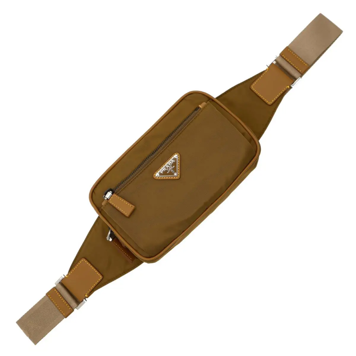 Prada Belt Bag Marsupio Brown Re-nylon 1VL977