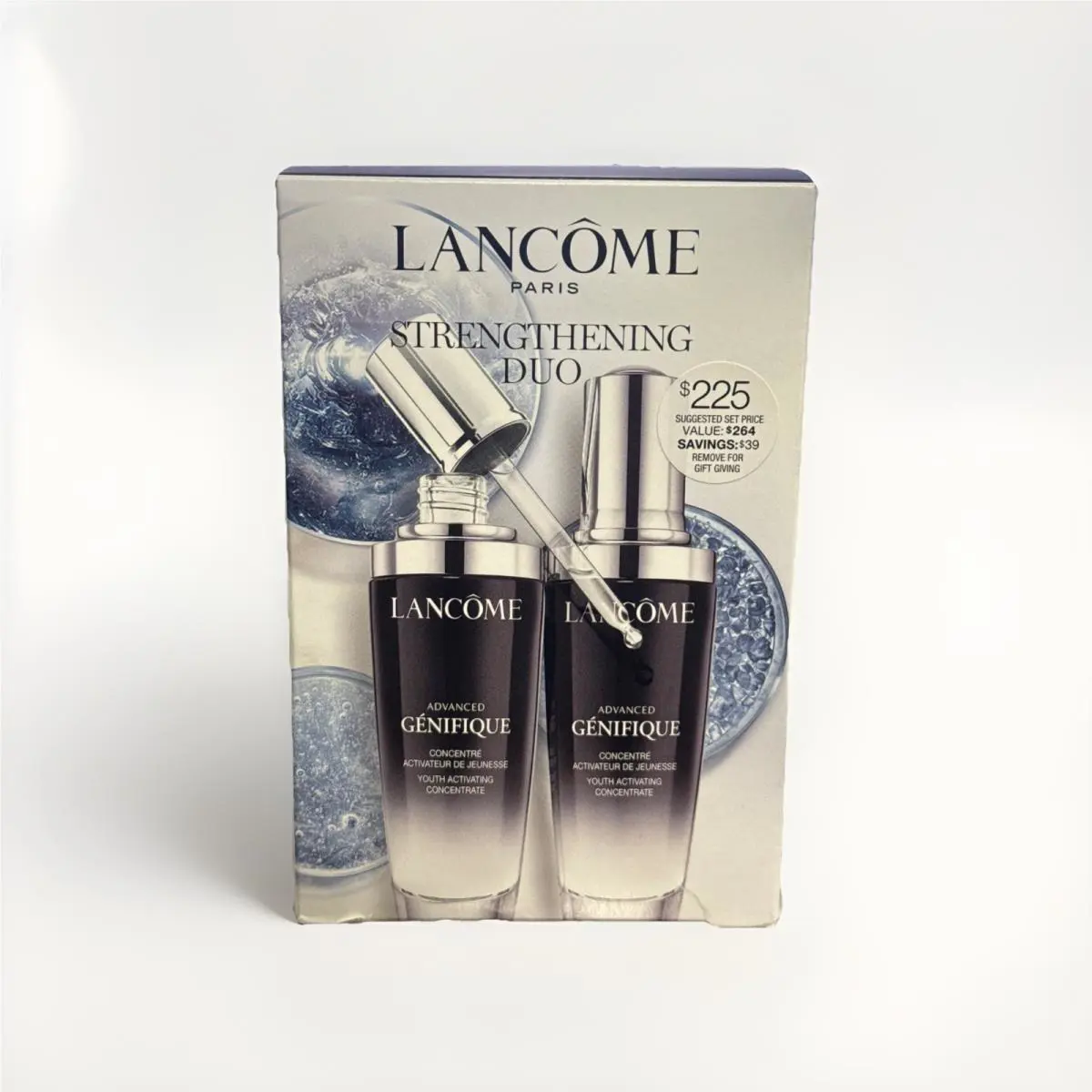 Lancome Advanced Genifique Strengthening Repair Duo Set Serum 1.7oz x 2 Bottles
