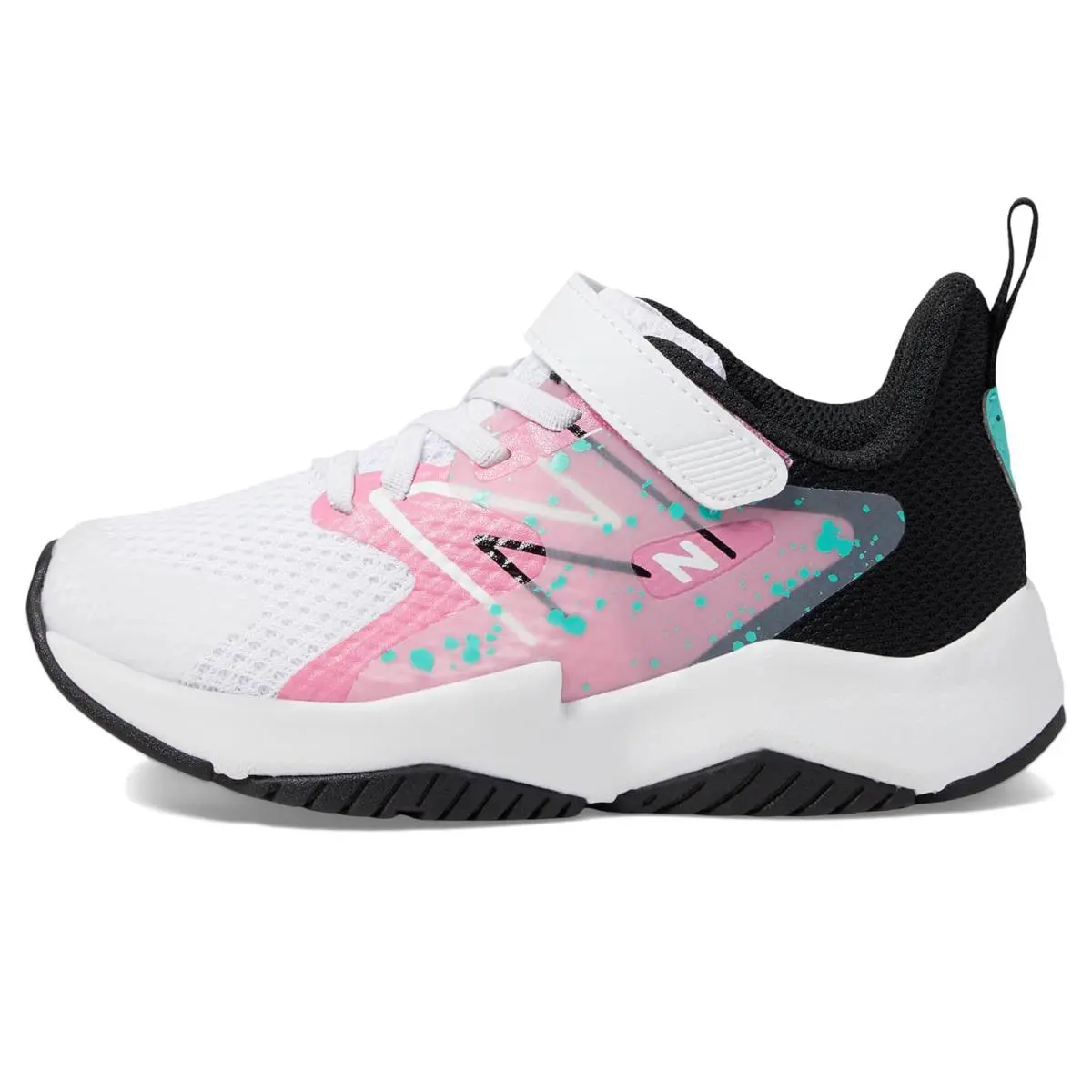 New Balance shoes - White/Real Pink 2