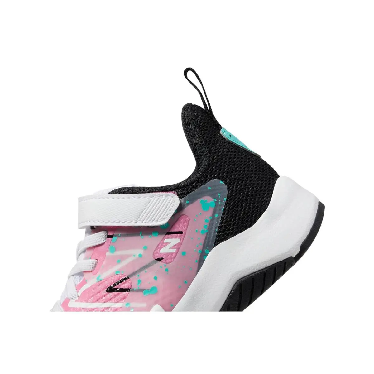 New Balance shoes - White/Real Pink 3