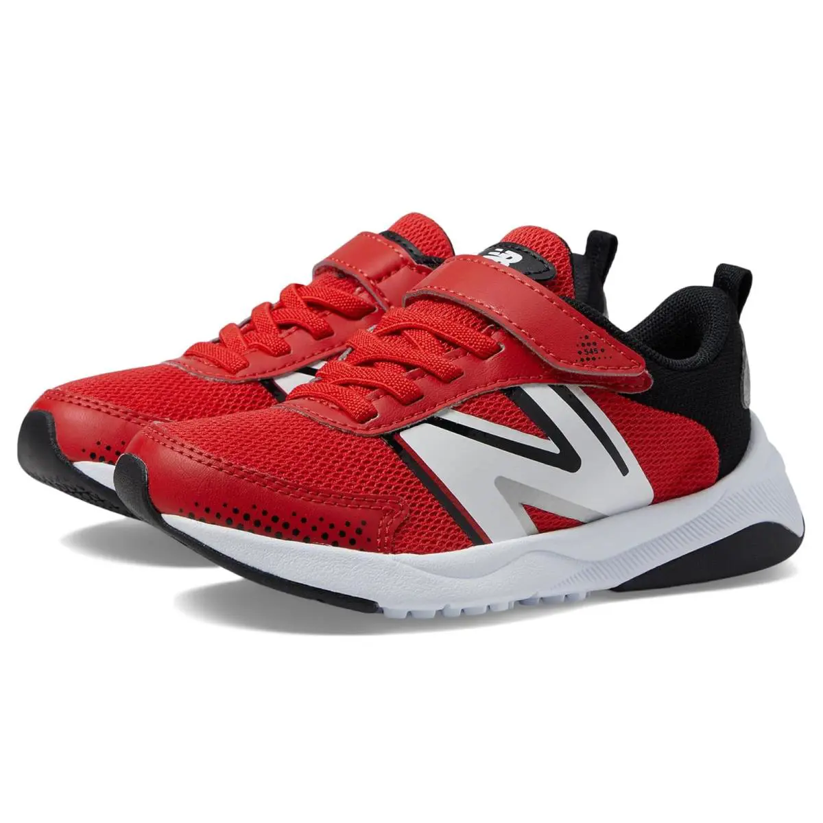 Boy`s New Balance Kids Dynasoft 545 Bungee Lace with Top Strap Little Kid - True Red/Black