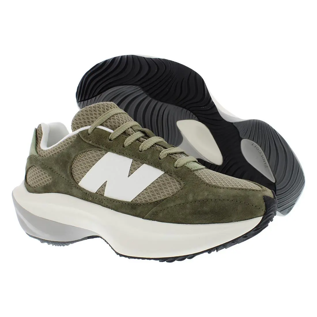 New Balance shoes - Green/Beige, Main: Green 3