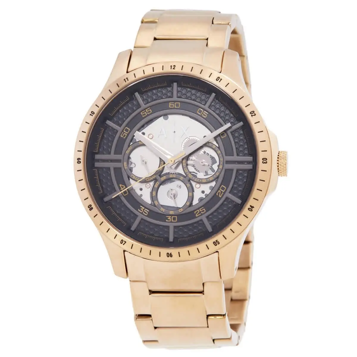 Hampton Quartz Black Dial Men`s Watch AX2461 by Armani Exchange