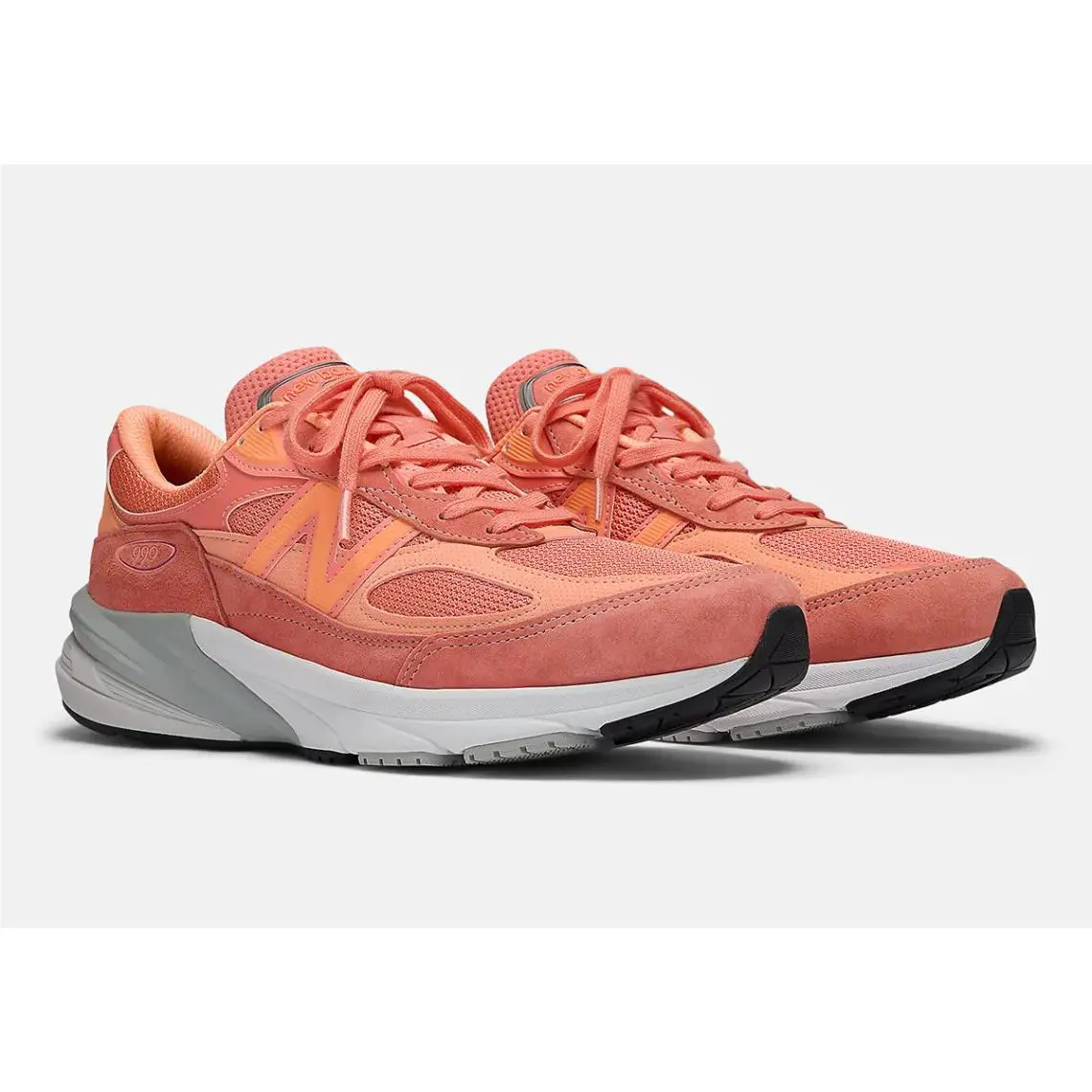 New Balance shoes - New Balance 990v6 - U990SR6 - Salmon/White/Gray 1