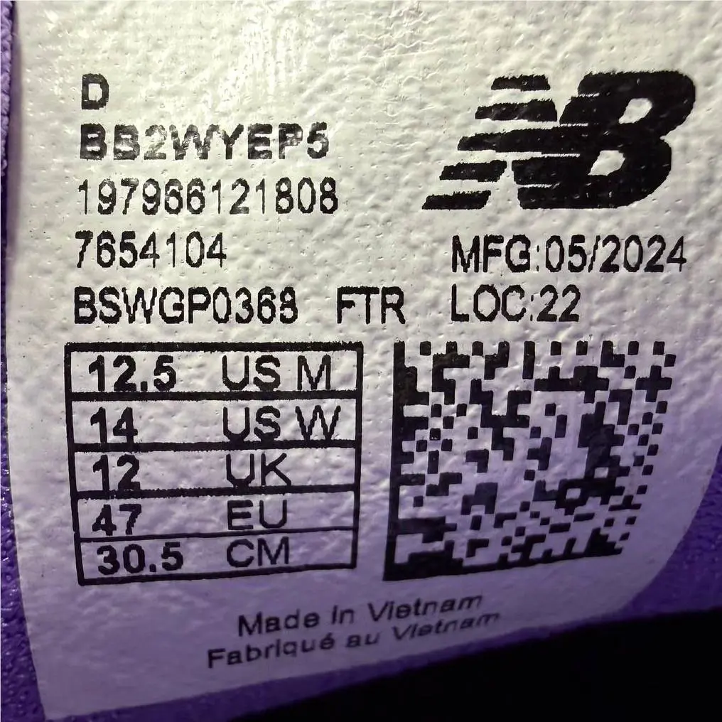 New Balance shoes - New Balance Two WXY V5 - BB2WYEP5 - Purple, Manufacturer: Lilac Glo/Violet Crush/Prism Purple 3