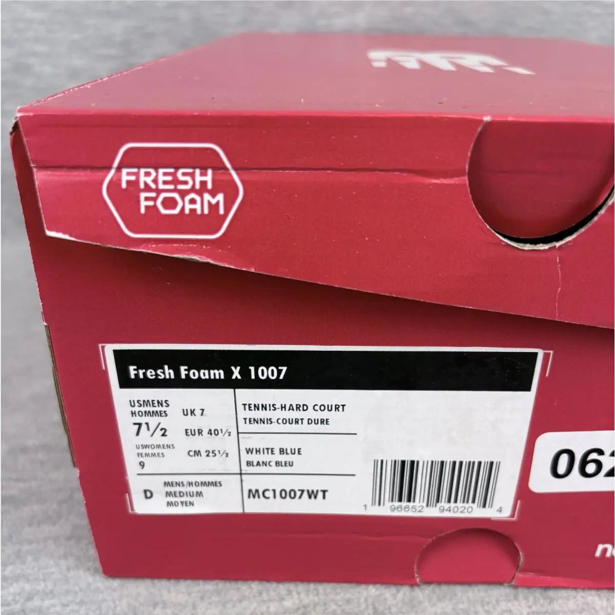 New Balance shoes - New Balance Fresh Foam X 1007 - MC1007WT - White 8