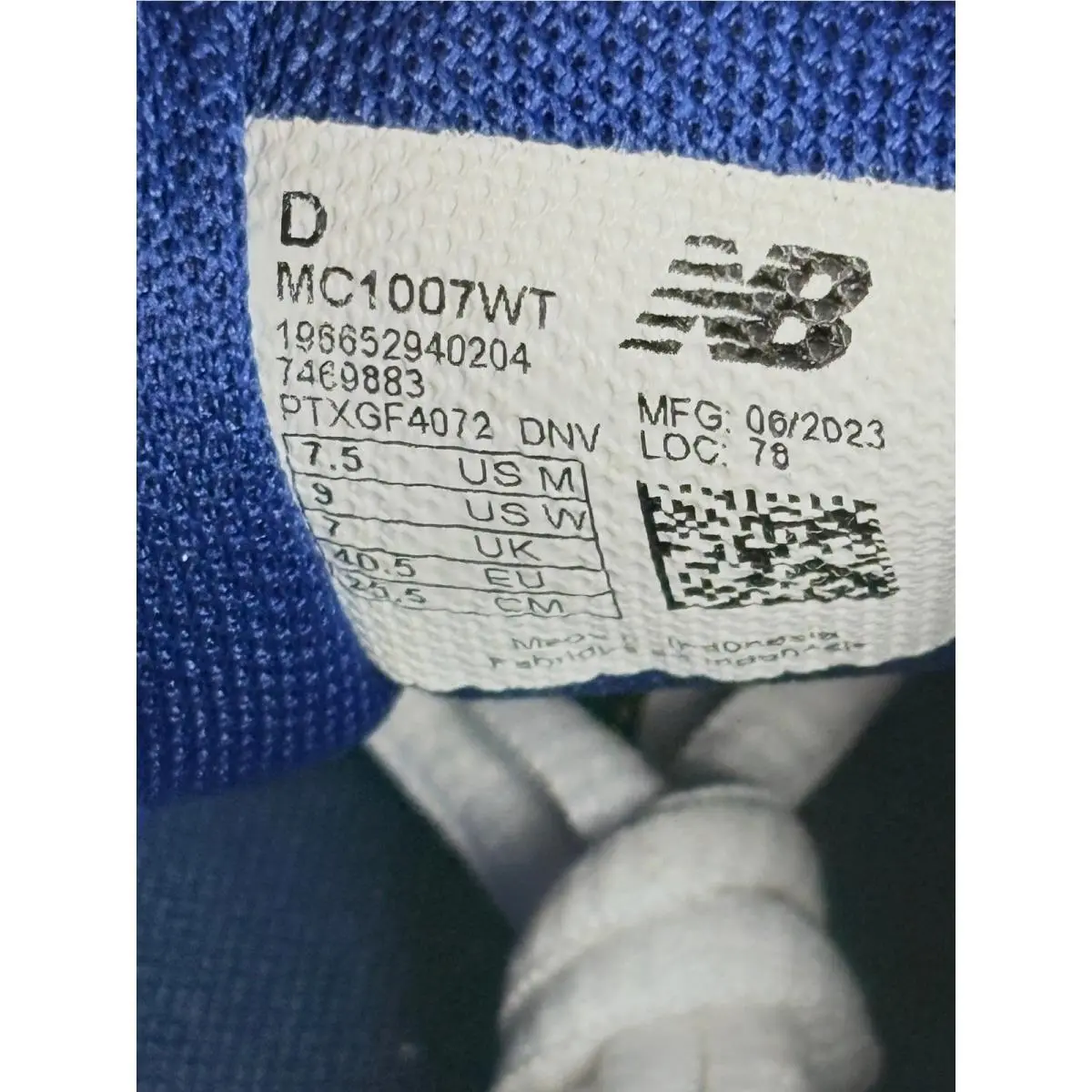 New Balance shoes - MC1007WT - MC1007WT - White 1