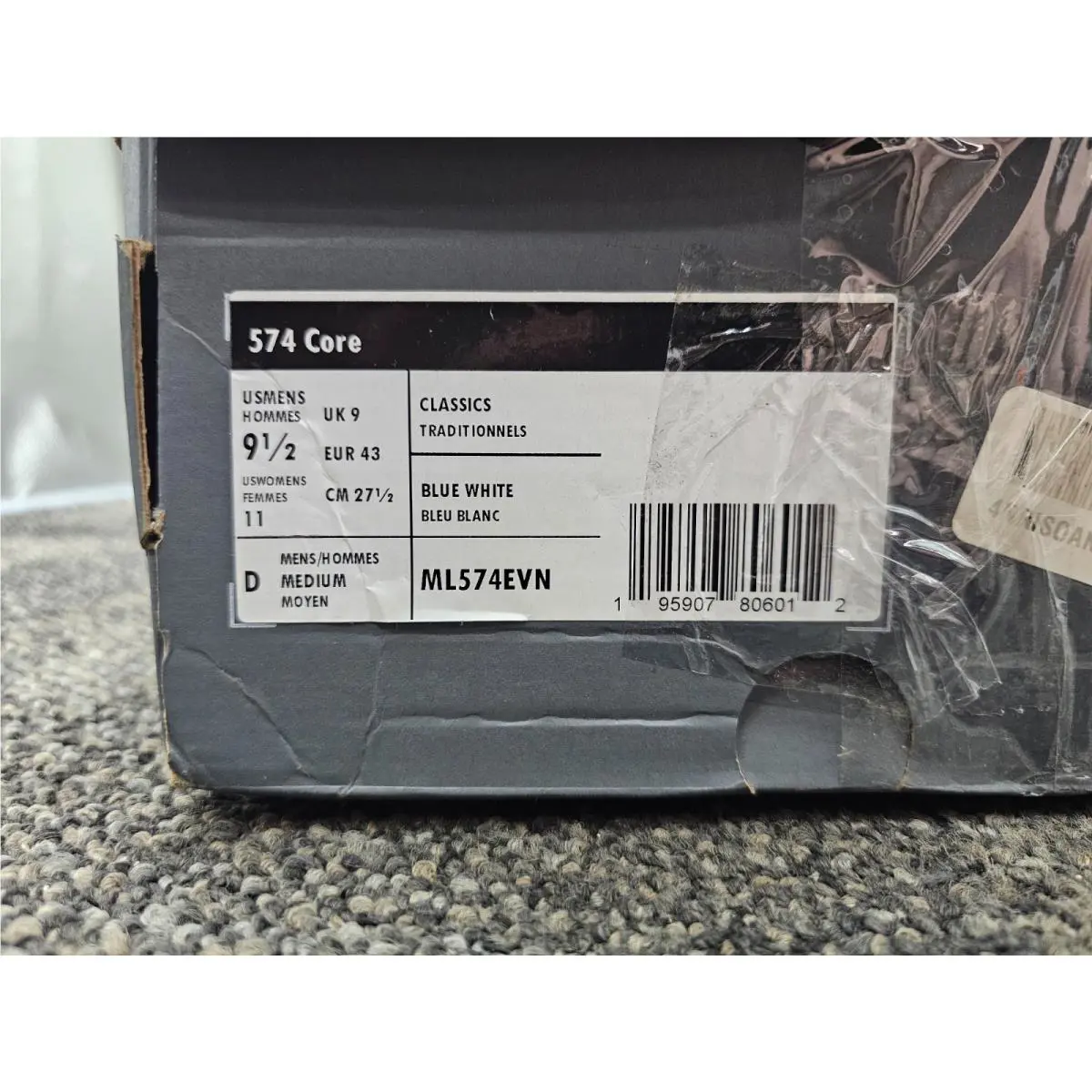 New Balance shoes - New Balance 574 - ML574EVN - Blue (UPC: 195907806012) 1