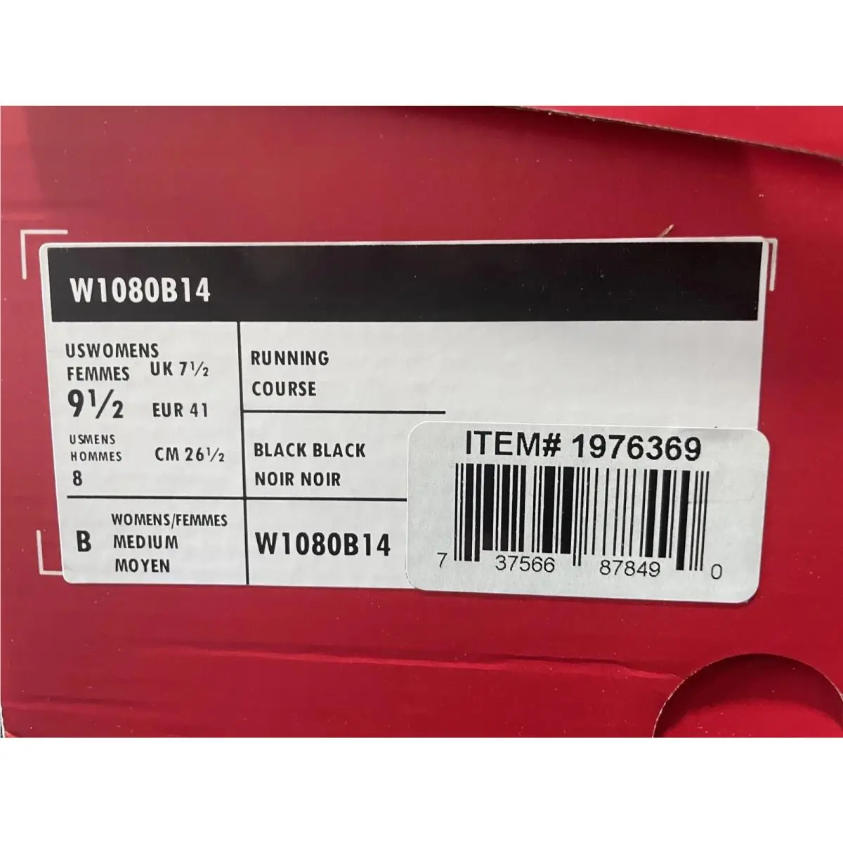 New Balance shoes - W1080B14 - W1080B14 - Black 4