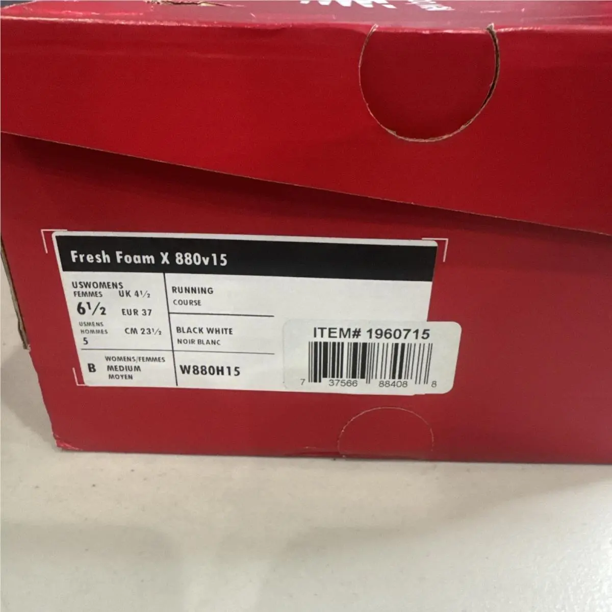 New Balance shoes - New Balance Fresh Foam - Fresh Foam - W1080B14 - Black (UPC: 737566884088) 4