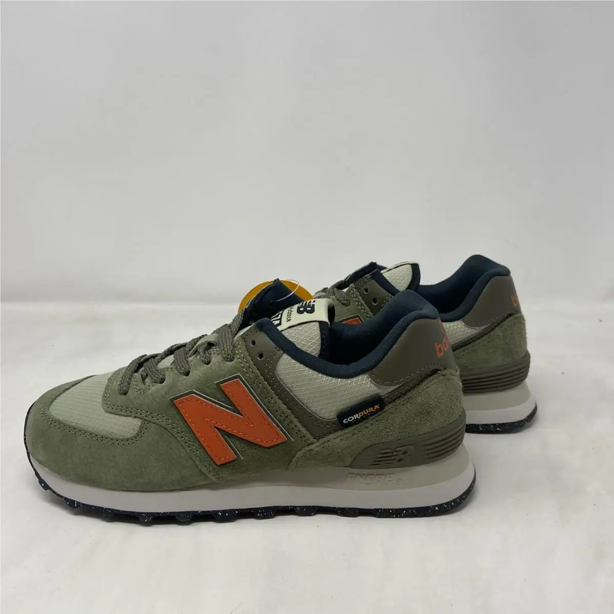 New Balance shoes - New Balance 574 - U574SOC - Dark Olivine/Orange, Manufacturer: Dark Olivine (UPC: 197376889893) 1