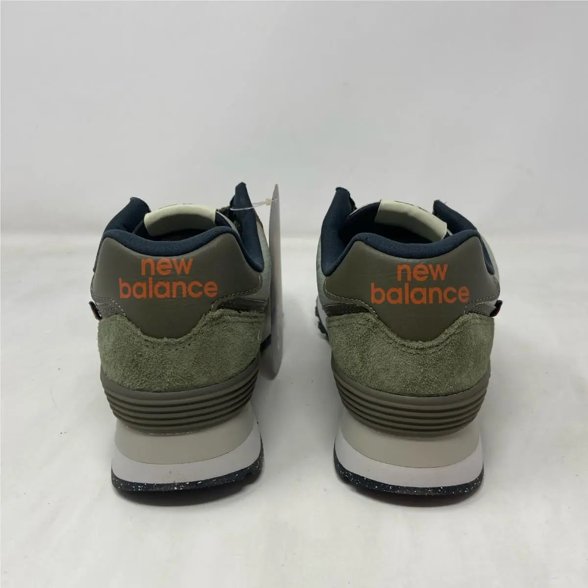 New Balance shoes - New Balance 574 - U574SOC - Dark Olivine/Orange, Manufacturer: Dark Olivine (UPC: 197376889893) 2