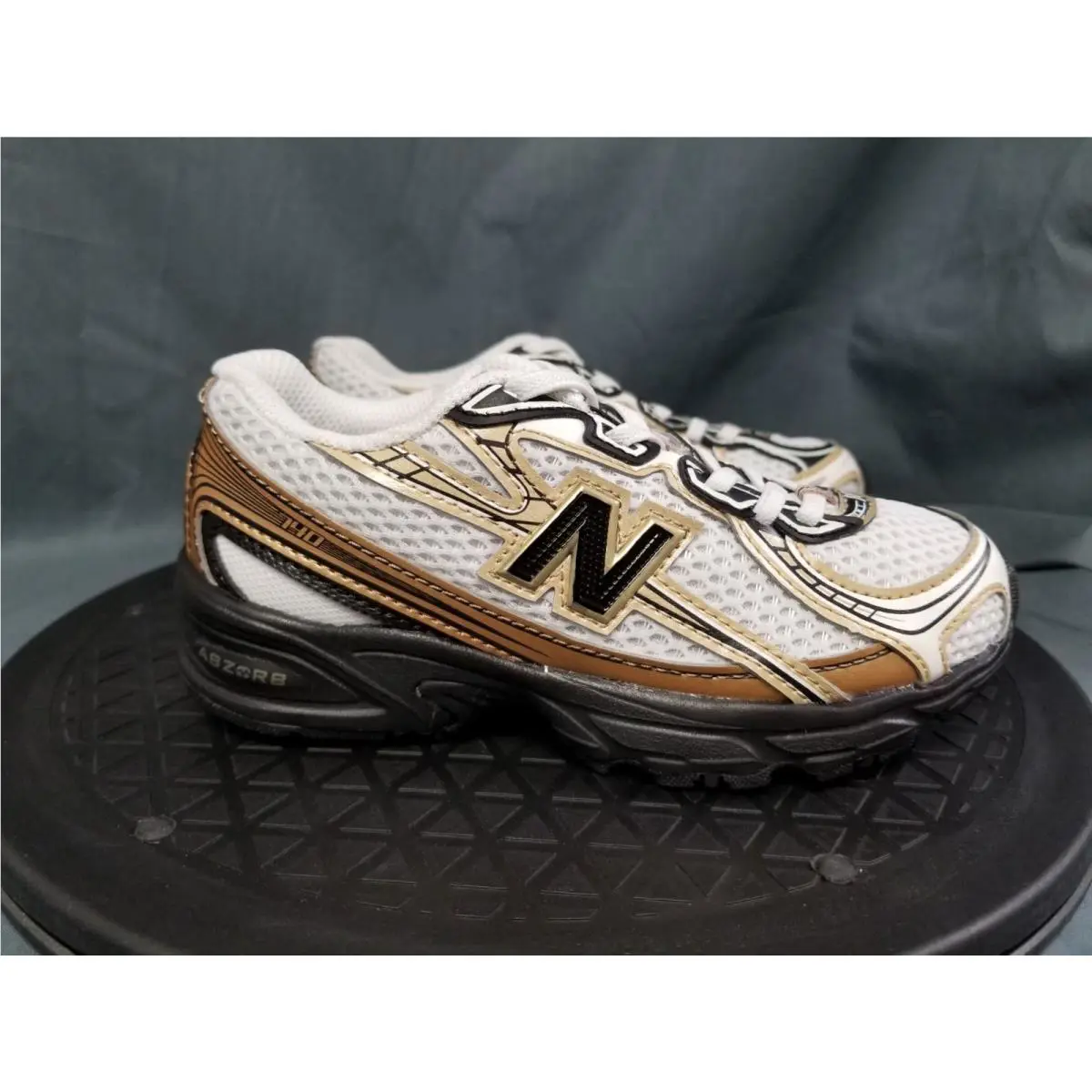 New Balance shoes - New Balance 740 - PZ740GM - Sea Salt/Black/Gold (UPC: 198687840474) 7