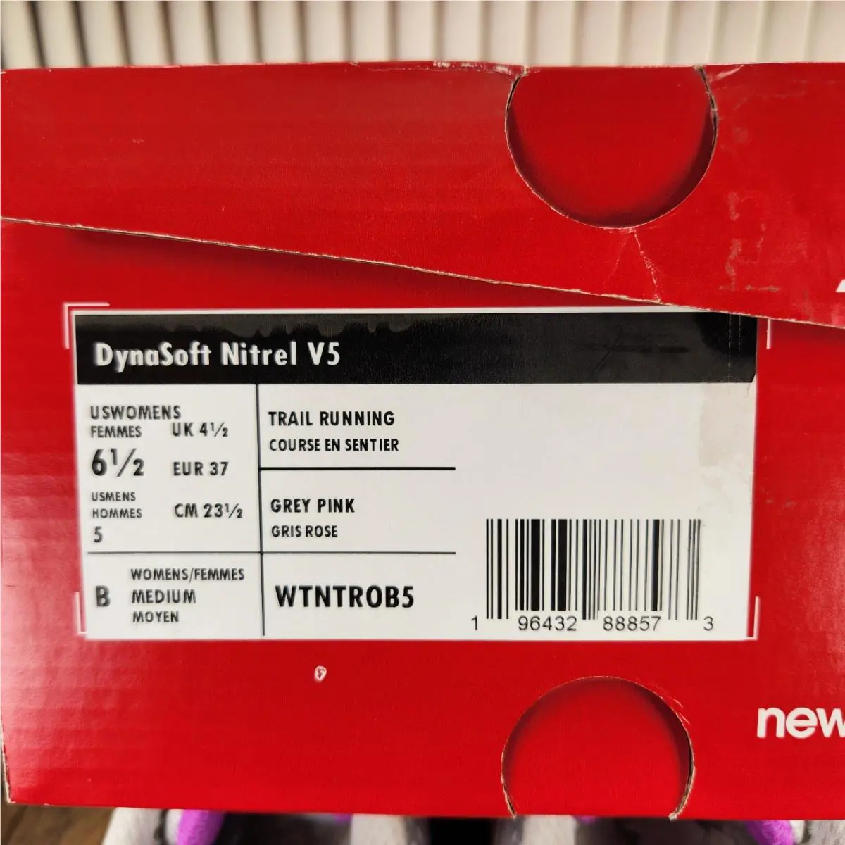 New Balance shoes - New Balance Dynasoft Nitrel v5 - WTNTROB5 - Gray 9