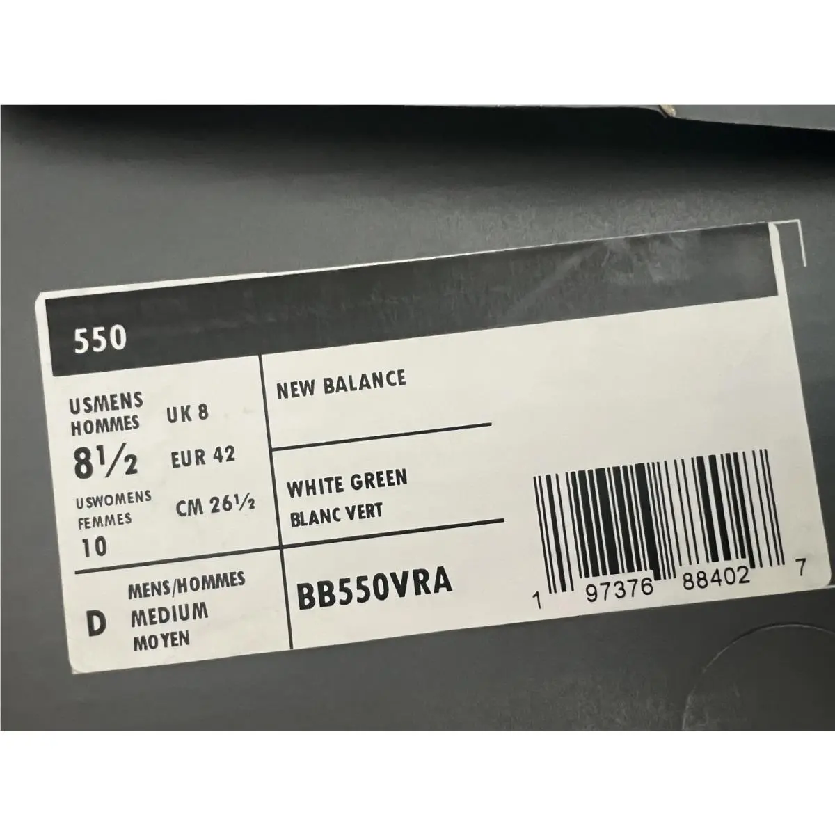 New Balance shoes - New Balance 550 - BB550VRA - White 0