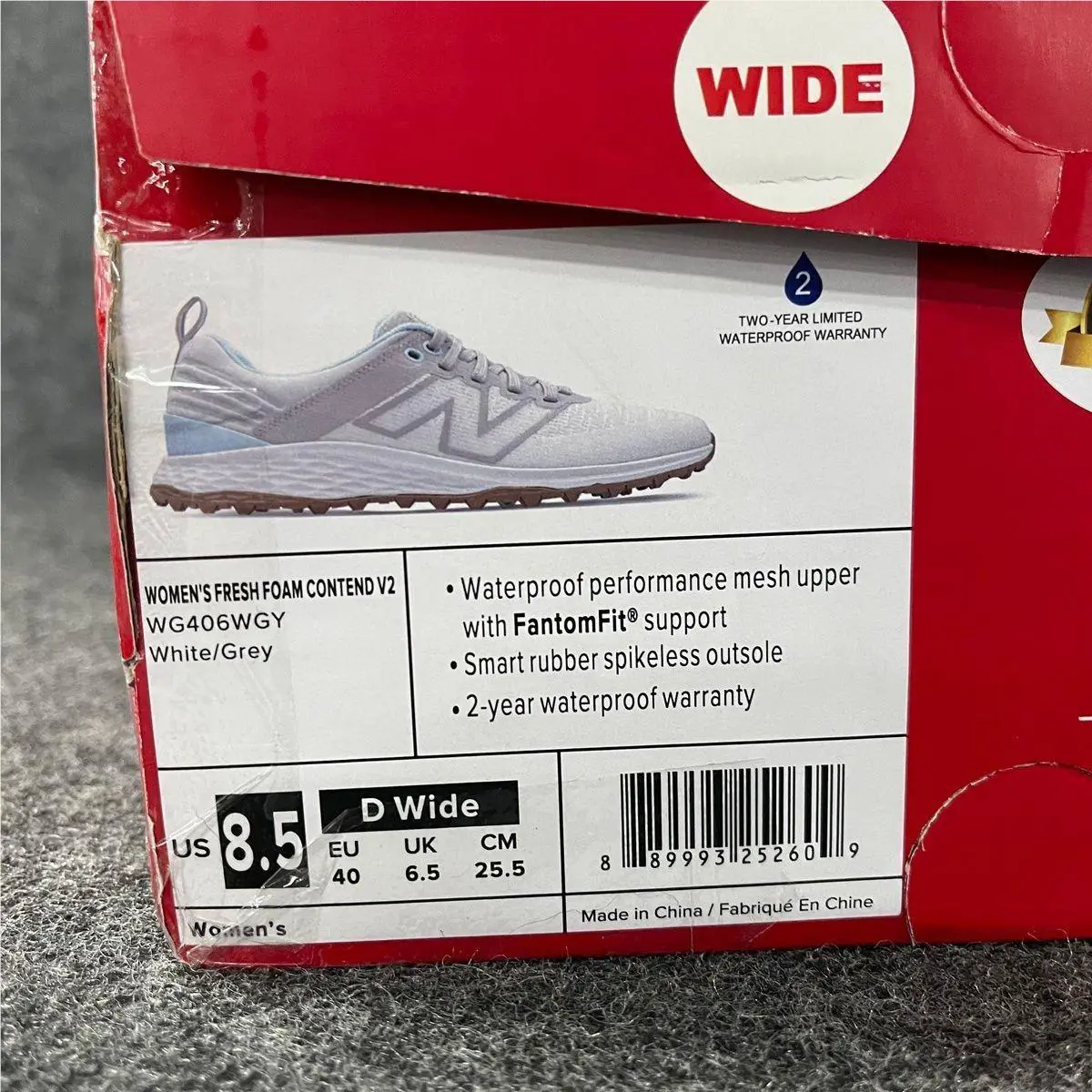 New Balance shoes - VS184355 - vs-184355 - White (UPC: 889993252609) 4