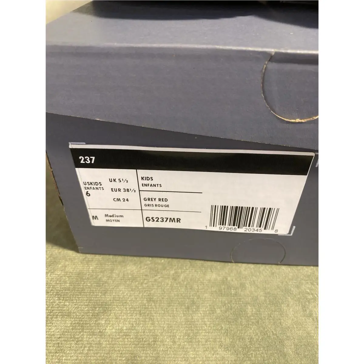 New Balance shoes - New Balance 237 - GREY/RED/BLACK 0