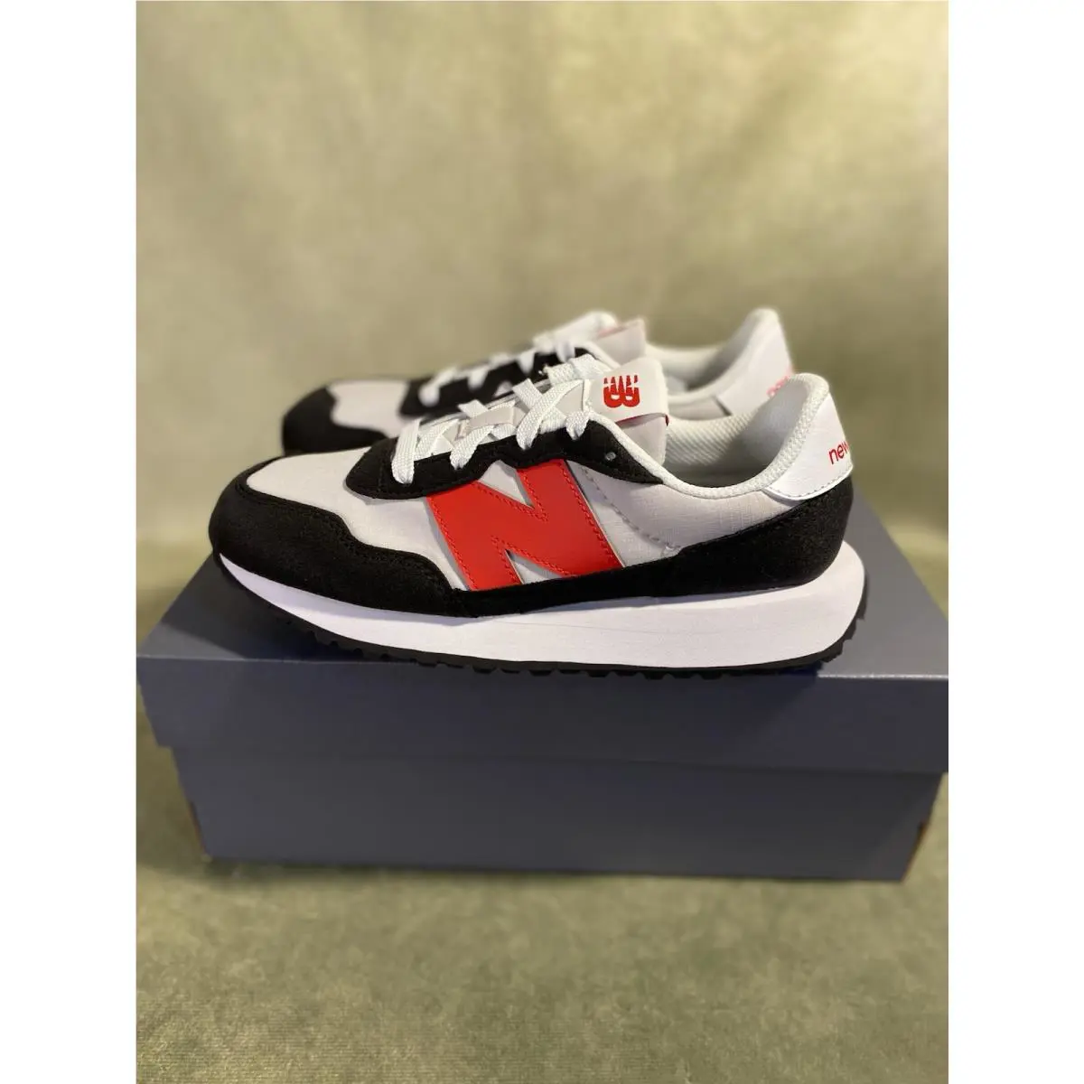 New Balance shoes - New Balance 237 - GREY/RED/BLACK 1