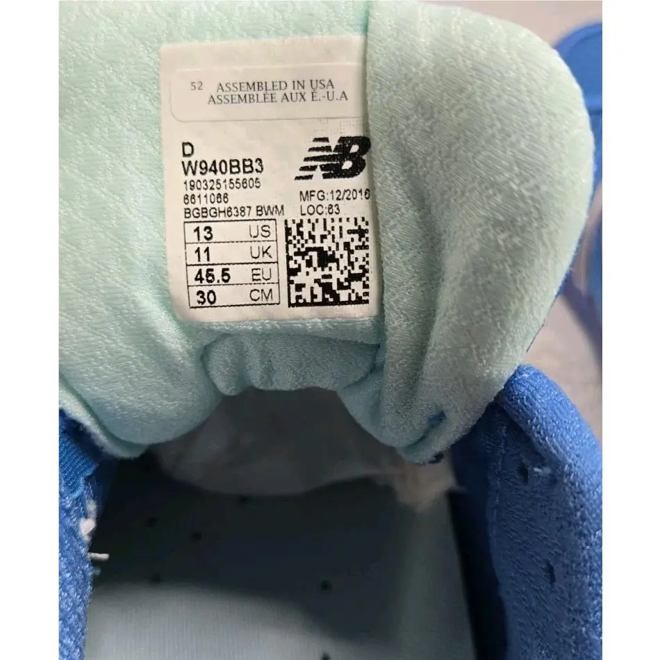 New Balance shoes - New Balance 940 - W940BB3 - Blue (UPC: 190325155605) 5