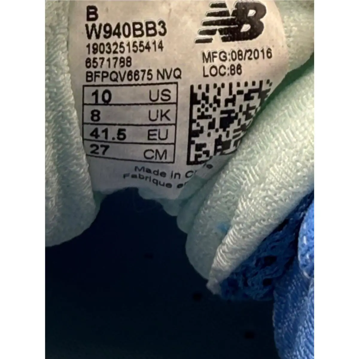 New Balance shoes - W940BB3 - W940BB3 - Blue 8