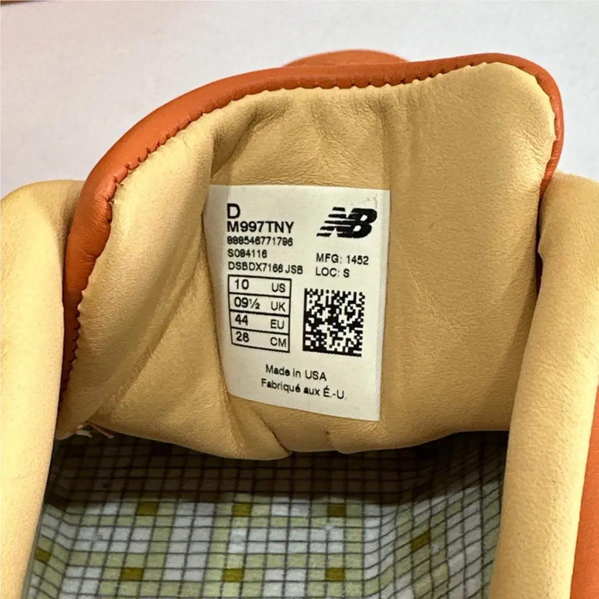 New Balance shoes - New Balance 997 - M997TNY - Orange 7