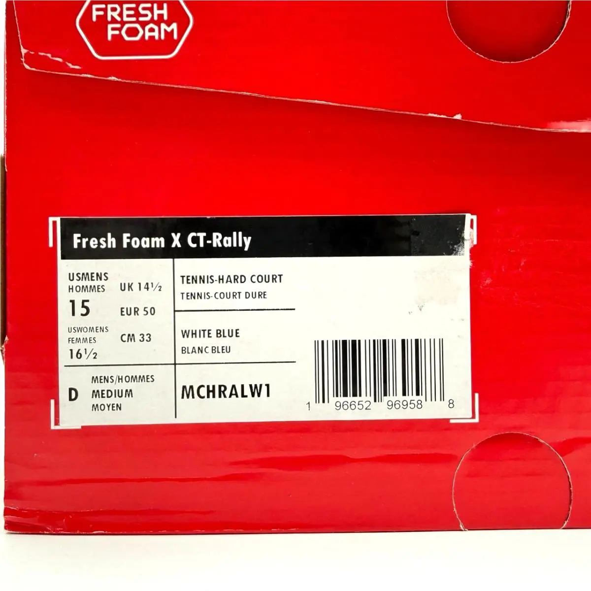 New Balance shoes - New Balance Fresh Foam X CT-Rally - MCHRALW1 - White, Manufacturer: White/Blue (UPC: 196652969588) 6