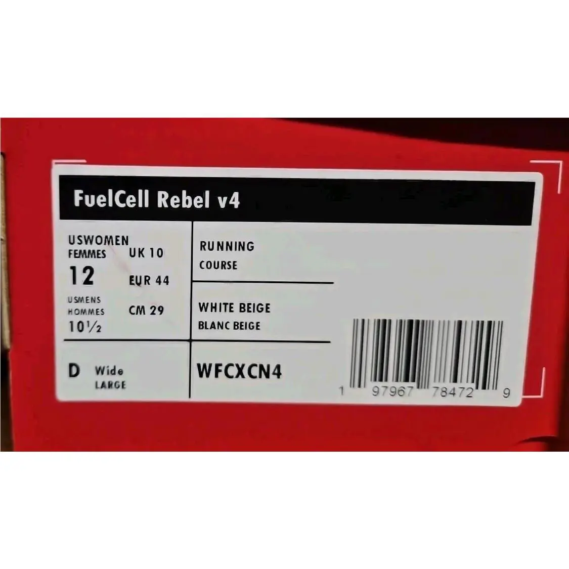 New Balance shoes - New Balance FuelCell Rebel - FuelCell Rebel - WFCXCN4 - White (UPC: 197967784729) 9