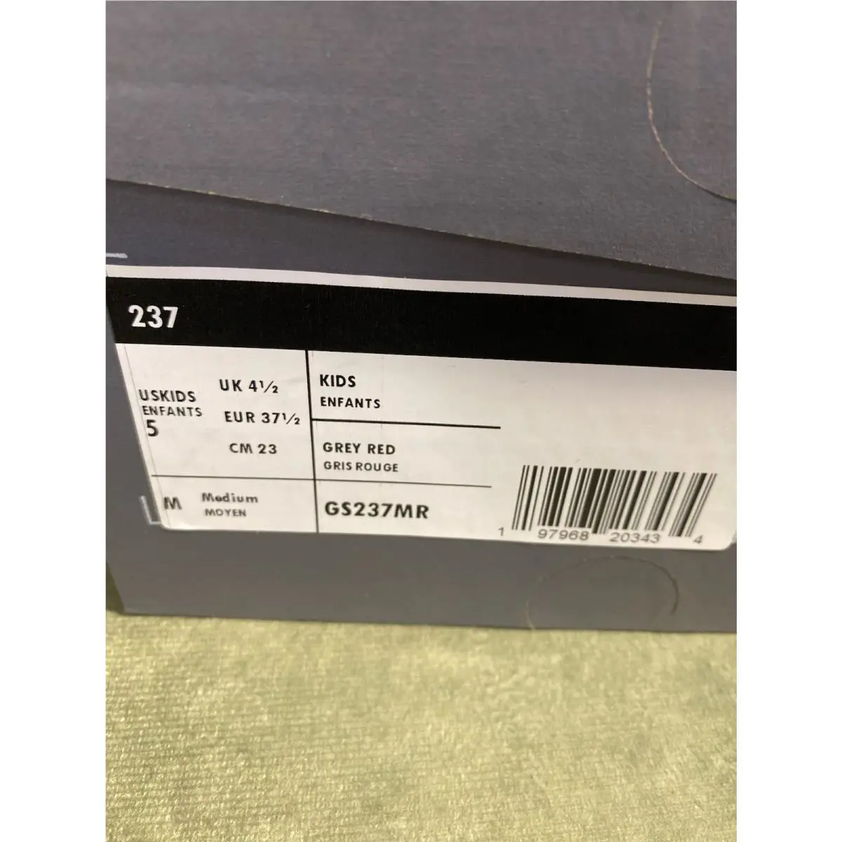 New Balance shoes - New Balance 237 - GREY/RED/BLACK 0