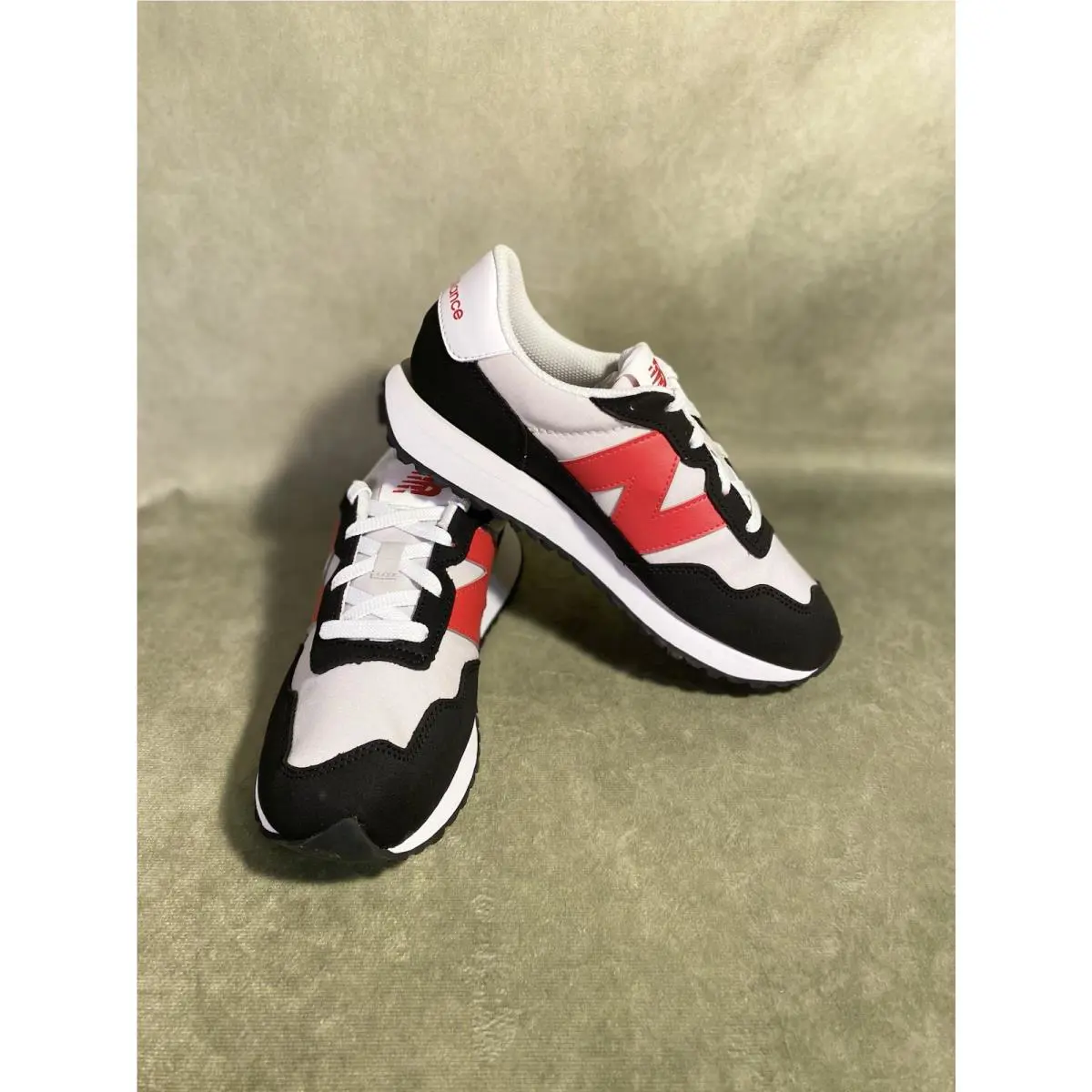 New Balance shoes - New Balance 237 - GREY/RED/BLACK 2
