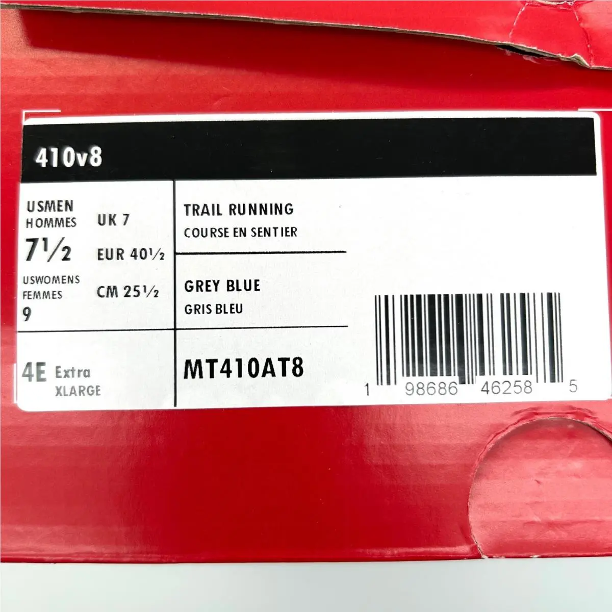 New Balance shoes - 410v8 - MT410AT8 - Gray 9