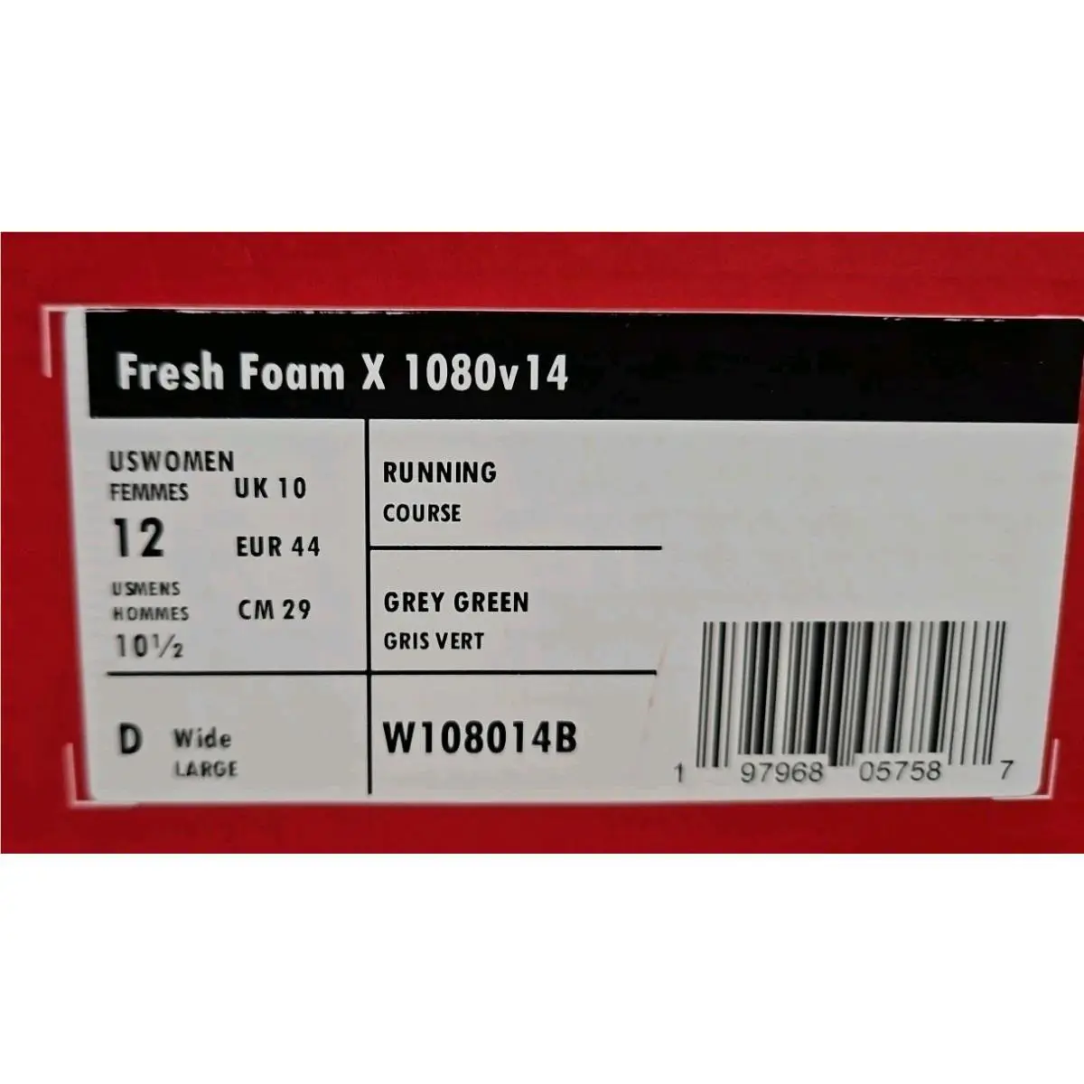 New Balance shoes - New Balance 1080 - W108014B - Gray (UPC: 197968057389) 9