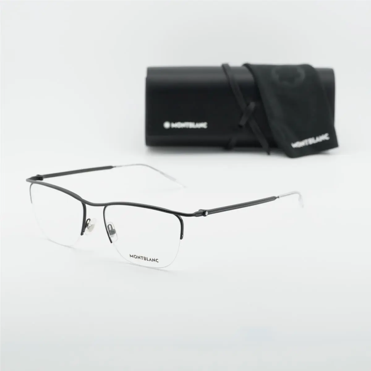 Montblanc MB0170O 001 Shiny Black 54mm Eyeglasses