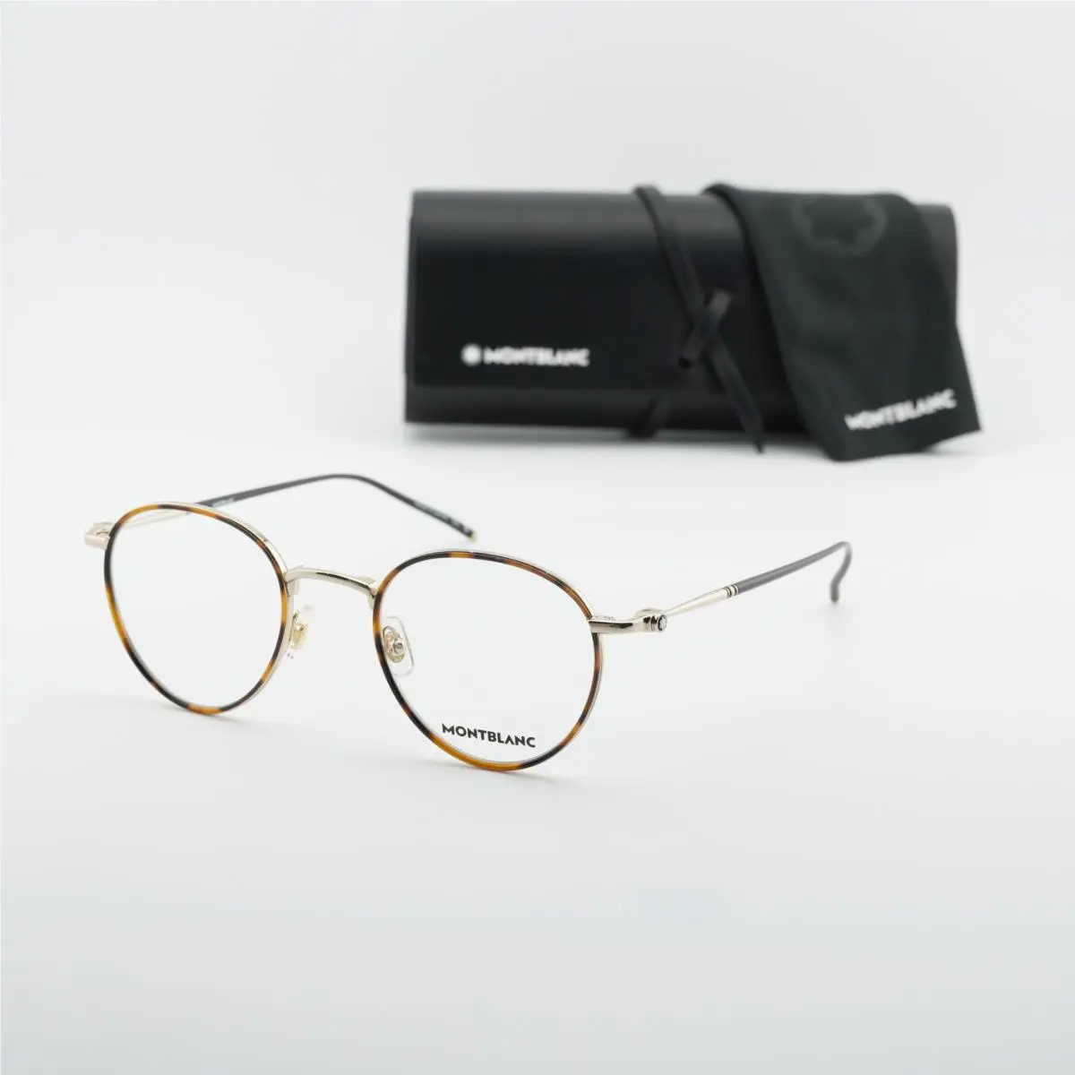 Montblanc MB0162O 003 Gold/havana 48mm Eyeglasses