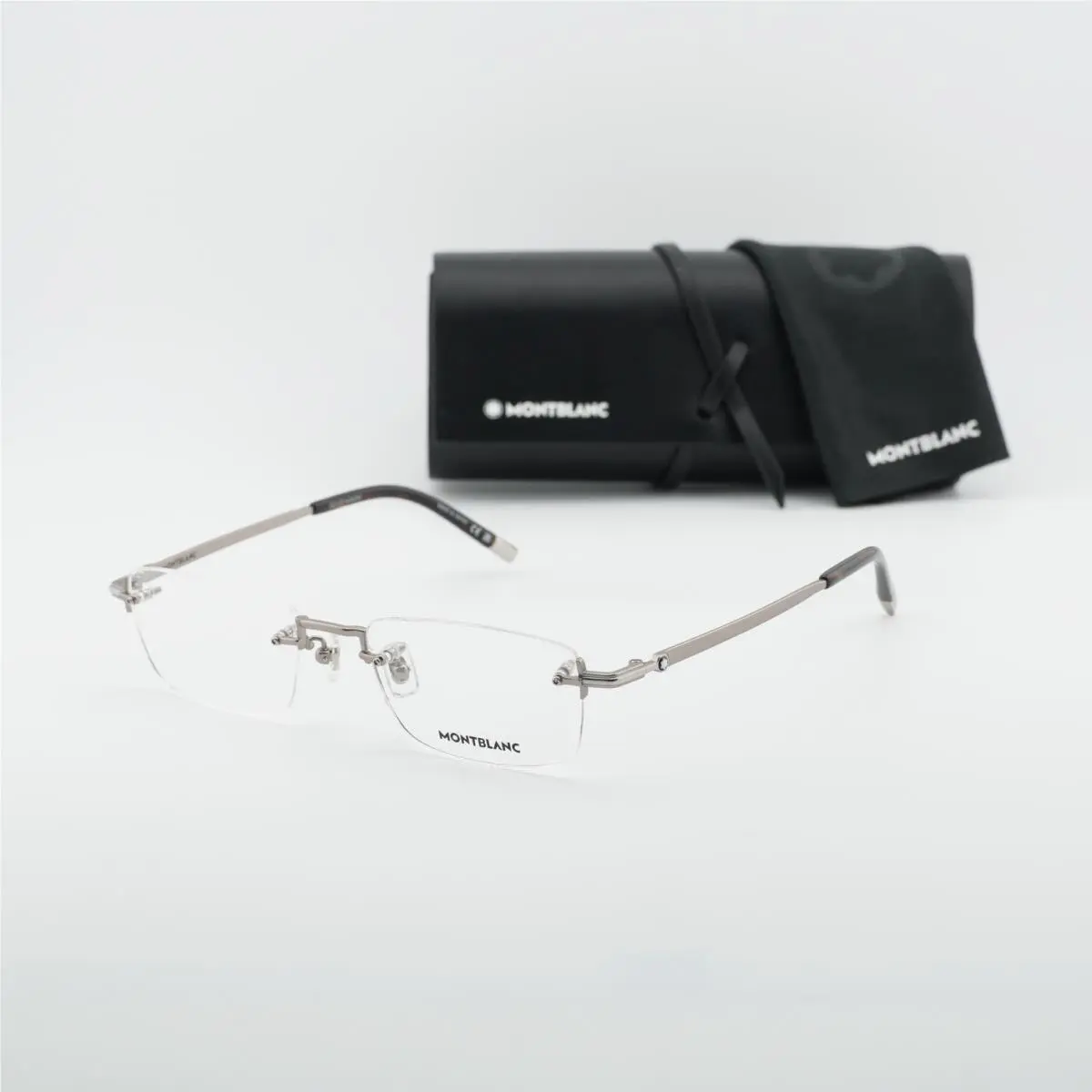 MB0132O 002 Grey 54mm Eyeglasses by Montblanc