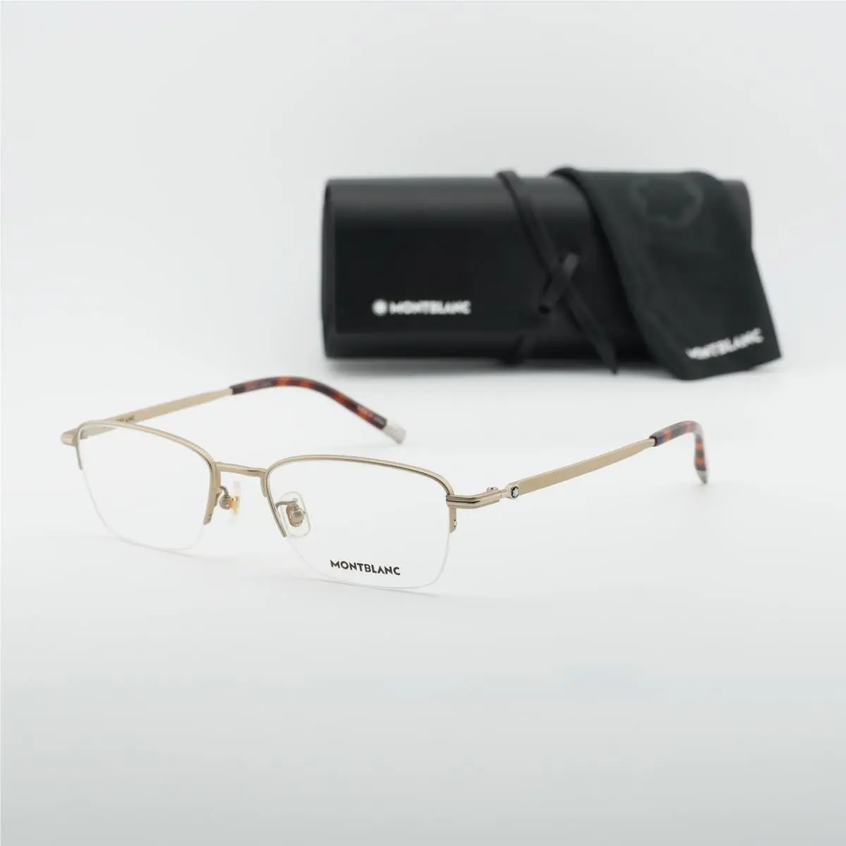 MB0133O 003 Gold 54mm Eyeglasses by Montblanc