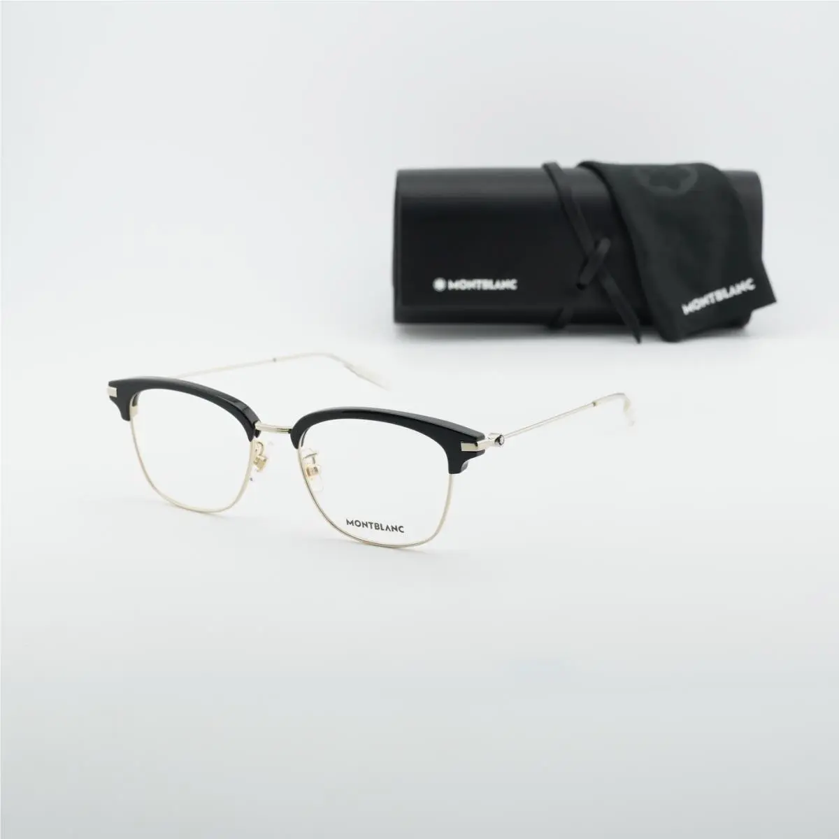 MB0141OK 002 Gold/black 53mm Eyeglasses by Montblanc