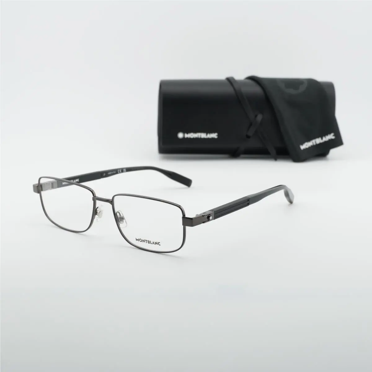 MB0034O 004 Ruthenium 58mm Eyeglasses by Montblanc