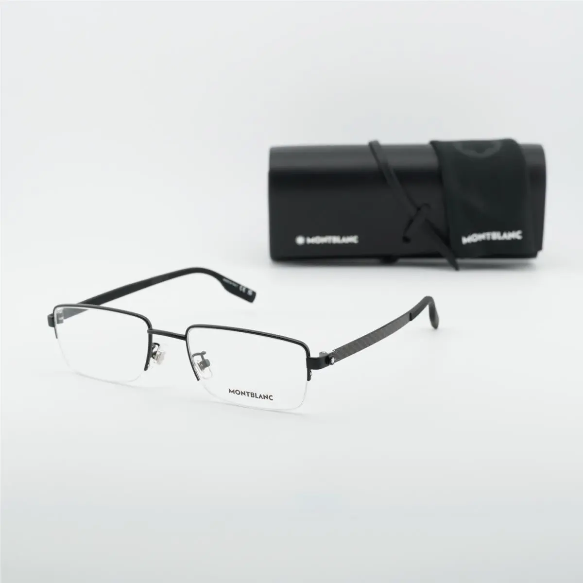Montblanc MB0188O 001 Black 55mm Eyeglasses