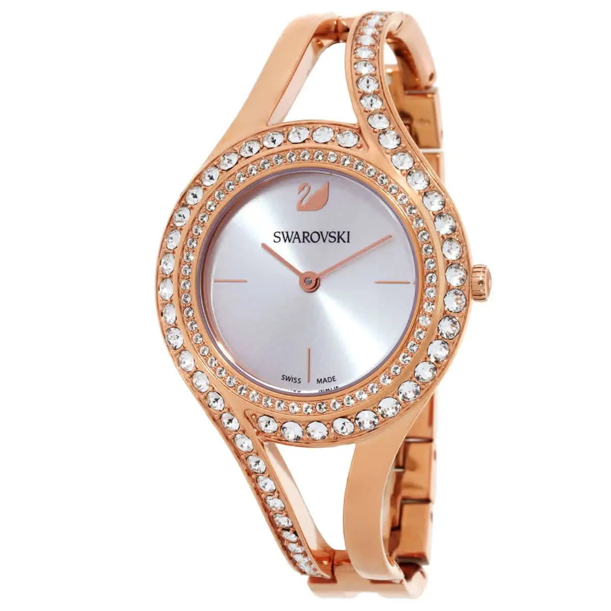 Eternal Quartz Crystal Silver Dial Ladies Watch 5377576 by Swarovski