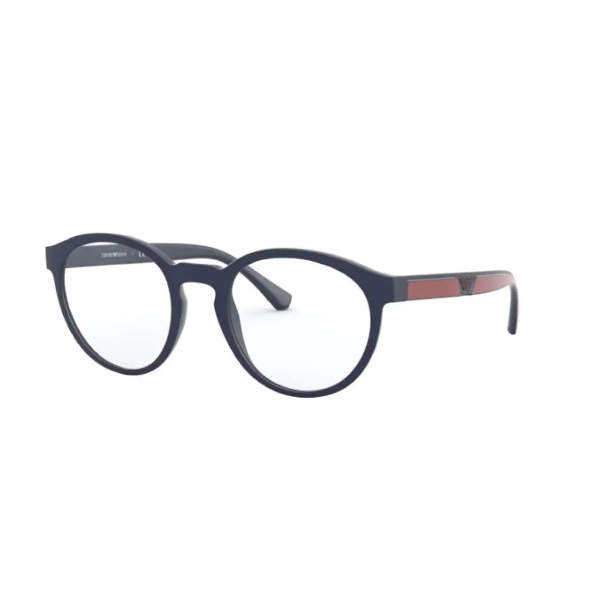 Emporio Armani Man Sunglasses 0EA4152 56691W 52mm Matte Blue - Clear Lens