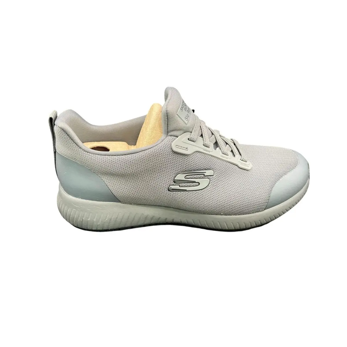 Women Squad SR Sneakers Slip Resistant EH Rated 77222 Dark Gray 8.5 M by Skechers