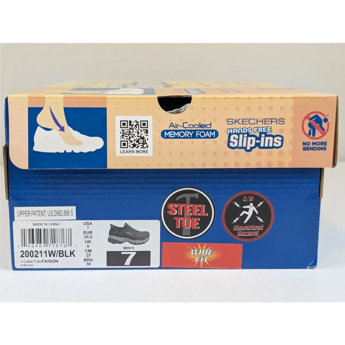 Skechers shoes - Cankton - Cankton - 77055-BKCC - Black/Charcoal (UPC: 196989718767) 12