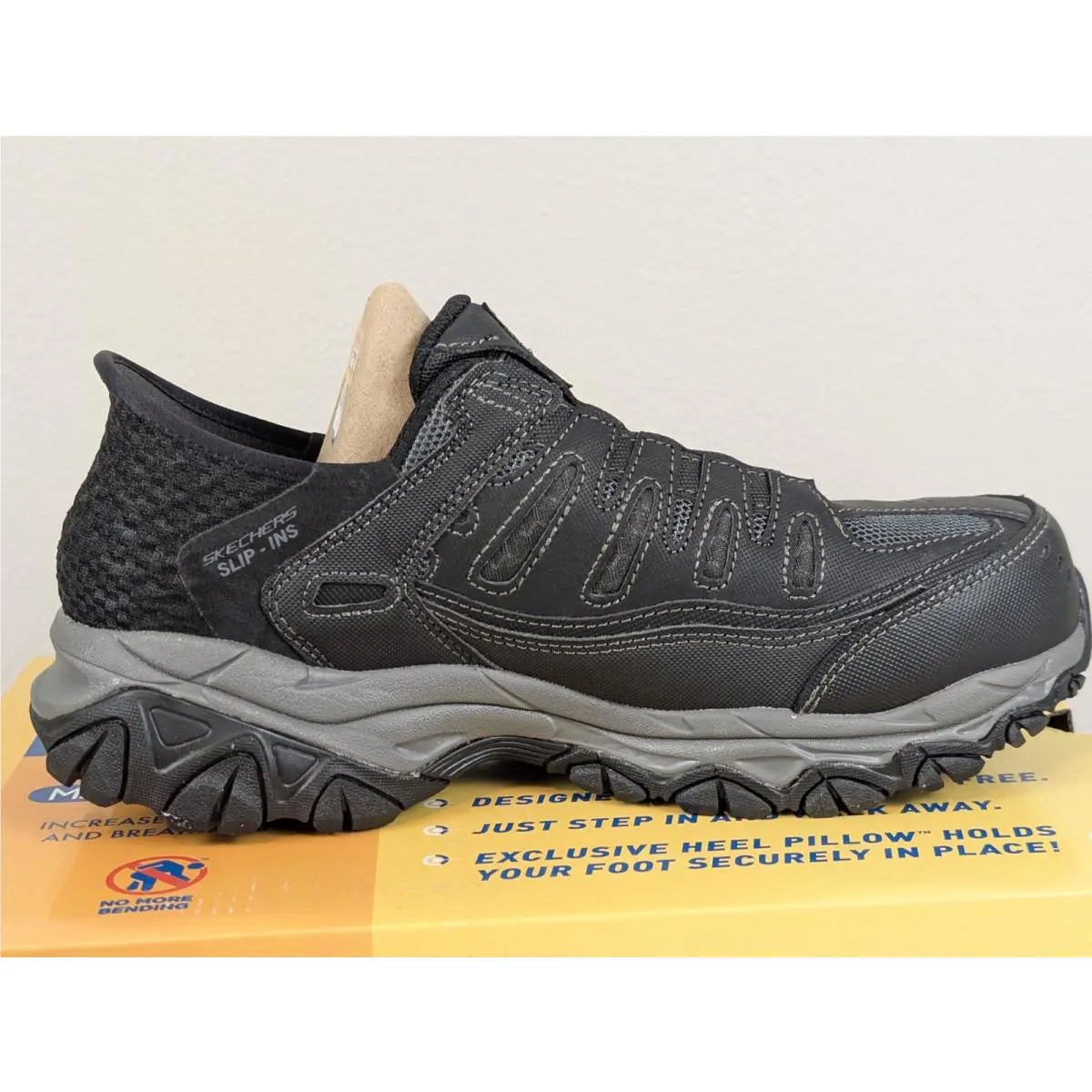Skechers shoes - Cankton - Cankton - 77055-BKCC - Black/Charcoal (UPC: 196989718767) 9