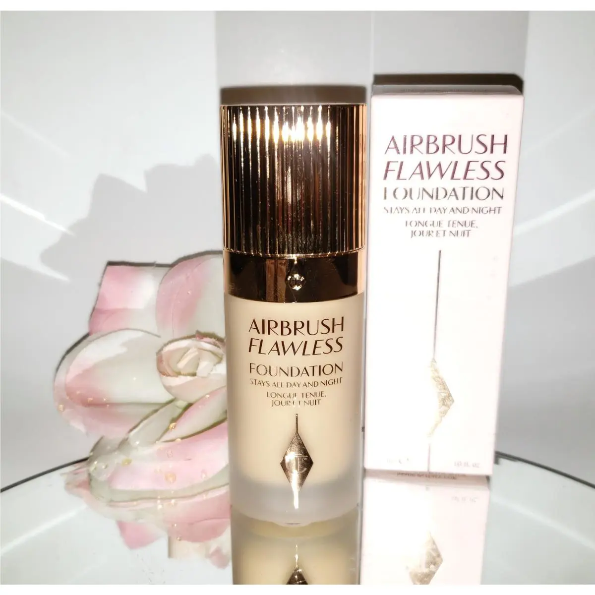 Charlotte Tilbury Airbrush Flawless Foundation Long Stays All Day and Night Pick