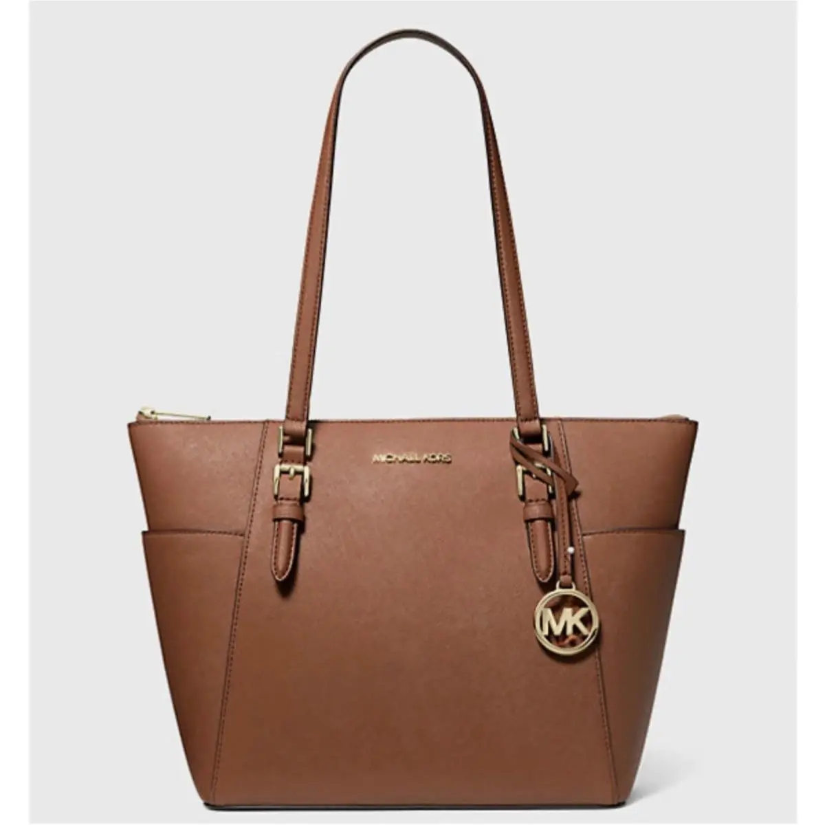 Charlotte Large Top-zip Tote Bag Luggage by Michael Kors