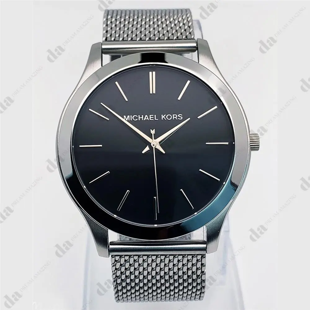 Michael Kors MK8606 Stainless Steel Bracelet Black Dial Analog Men`s Watch