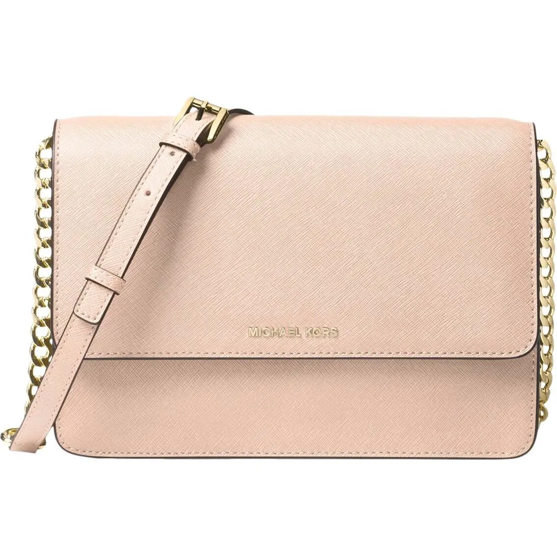 Michael Kors Daniela Saffiano Leather Large Soft Pink Handbag 32T6GDDC3L