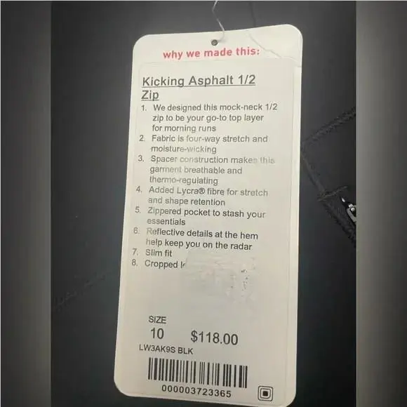 Lululemon clothing - Lululemon Kicking Asphalt - Kicking Asphalt - Black 8