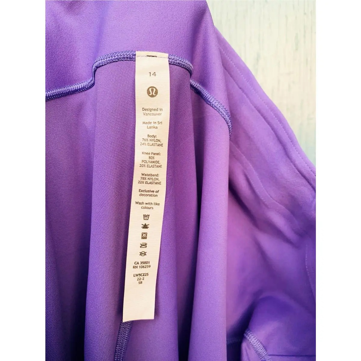 Lululemon clothing - Purple 2